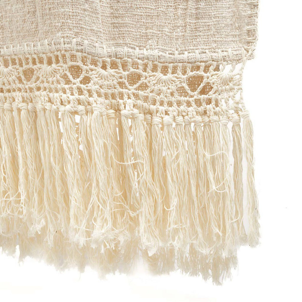 The Gypsy Bed Throw - Natural - LUXONAS HOME