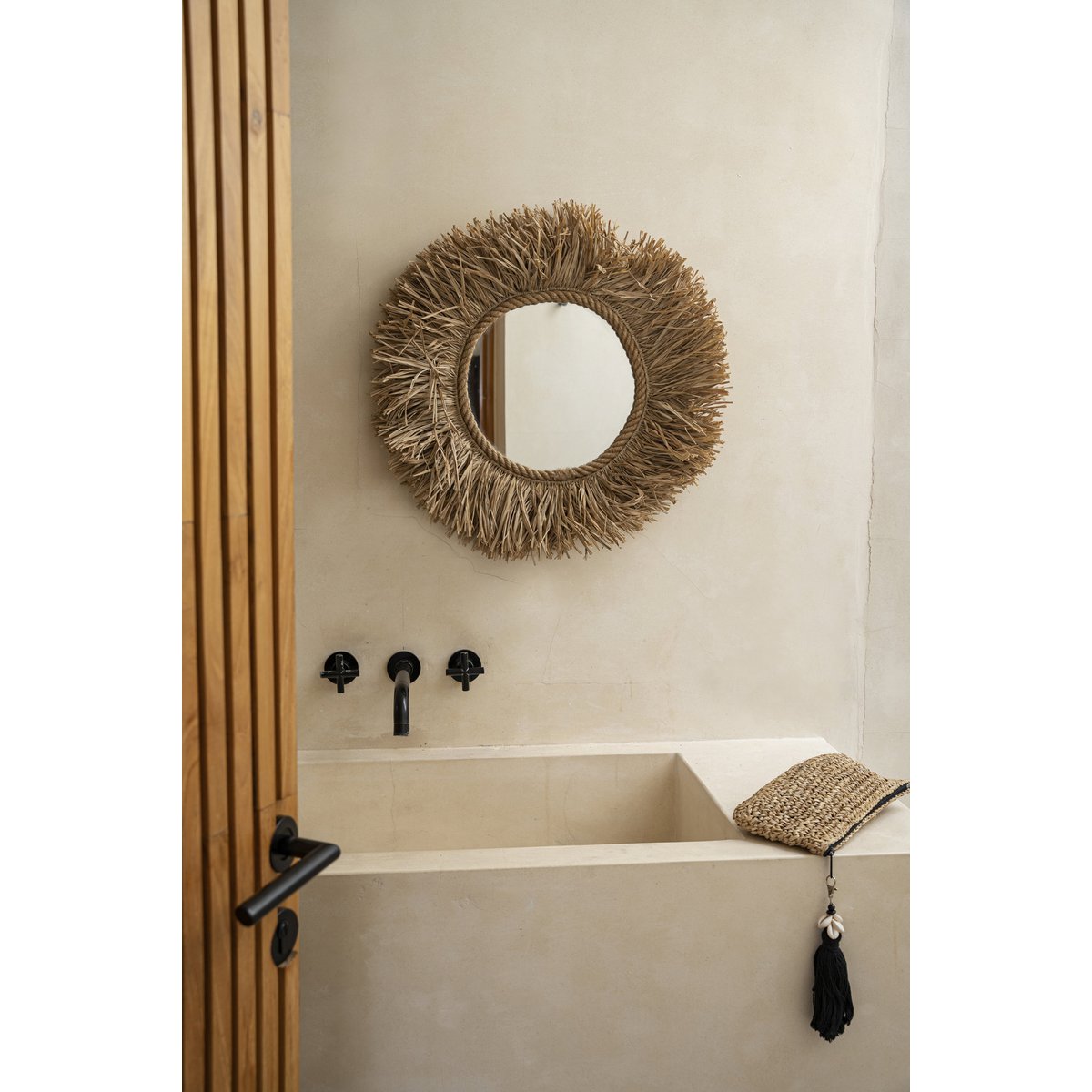 The Haïti Mirror - Natural - LUXONAS HOME