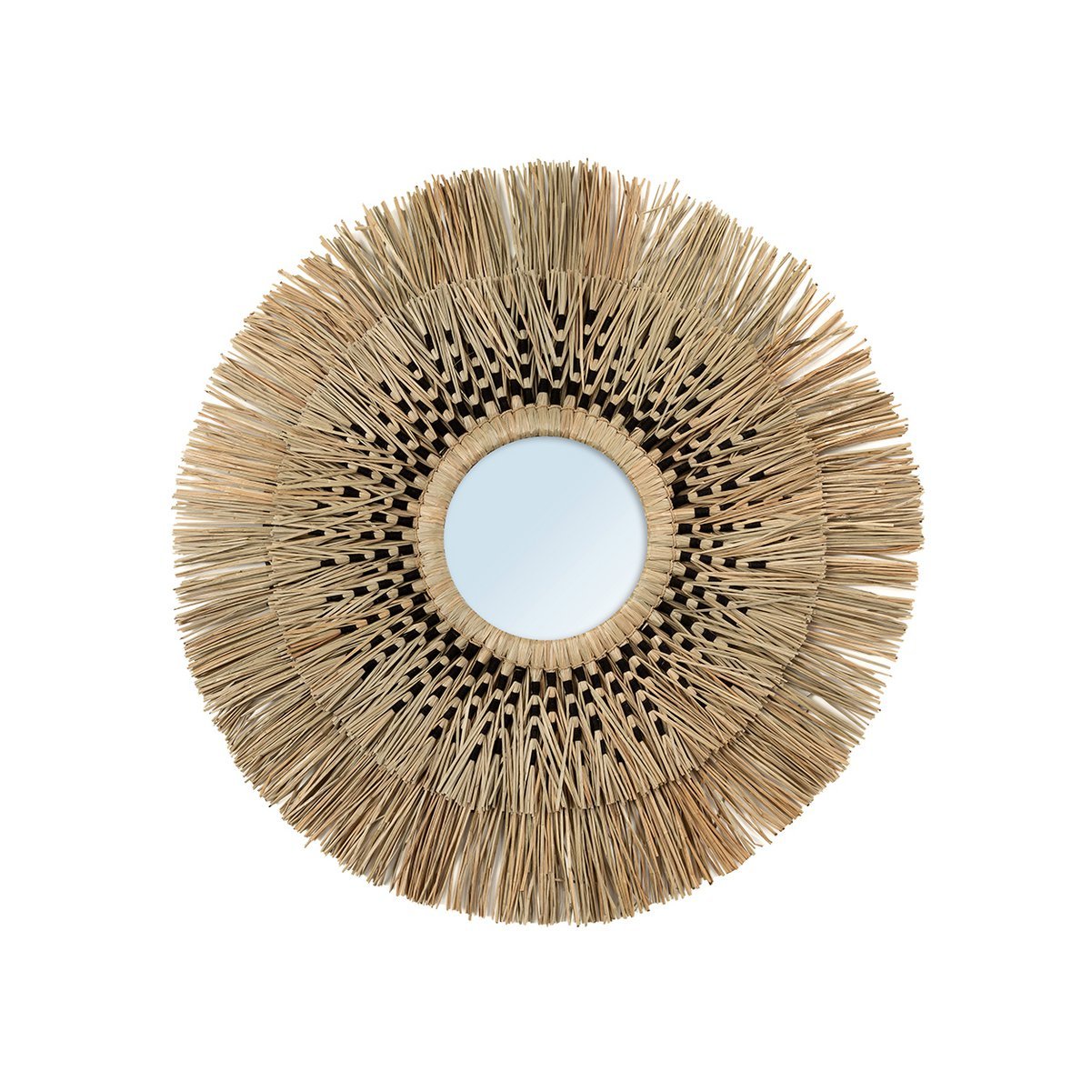 The Havana Mirror - Natural Black - L - LUXONAS HOME