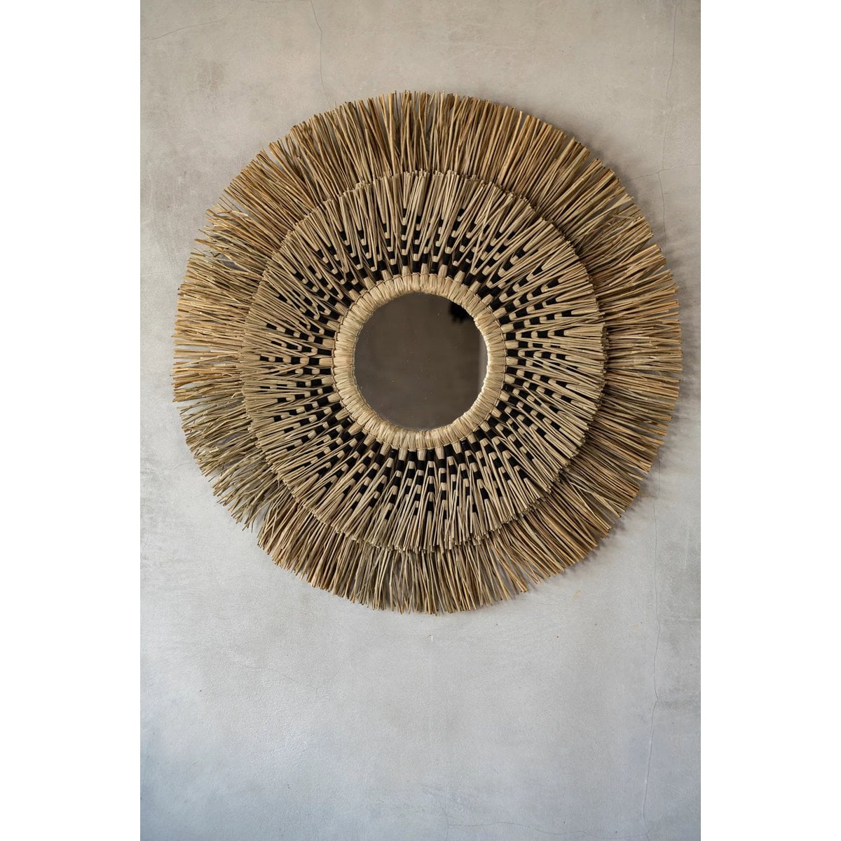 The Havana Mirror - Natural Black - L - LUXONAS HOME