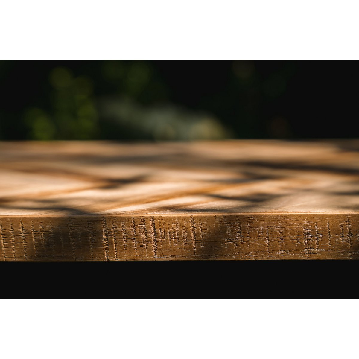 The Herringbone Console - Natural - LUXONAS HOME