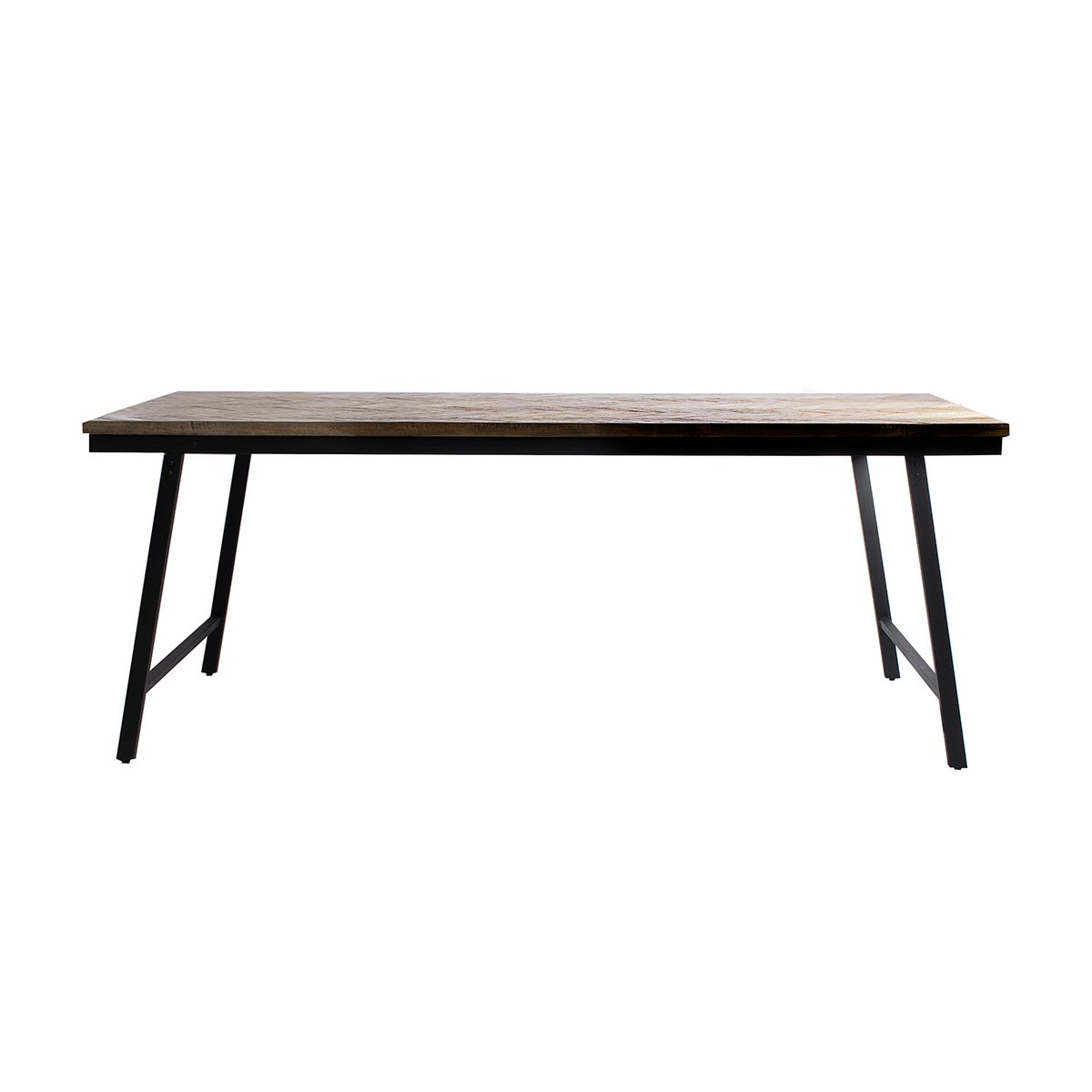 The Herringbone Console - Natural - LUXONAS HOME