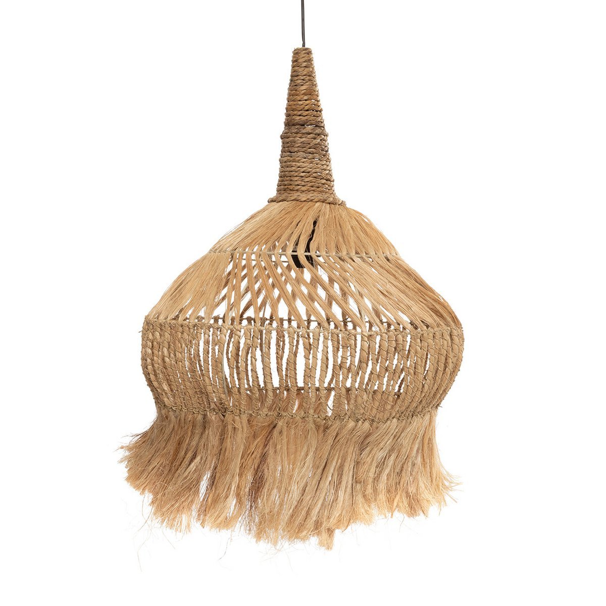 The Hippy Tipi Pendant - Natural - L - LUXONAS HOME