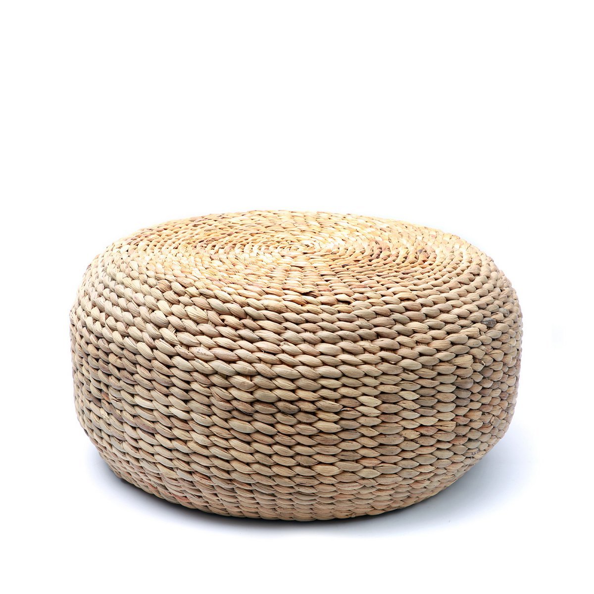 The Hyacinth Pouffe - Natural - M - LUXONAS HOME