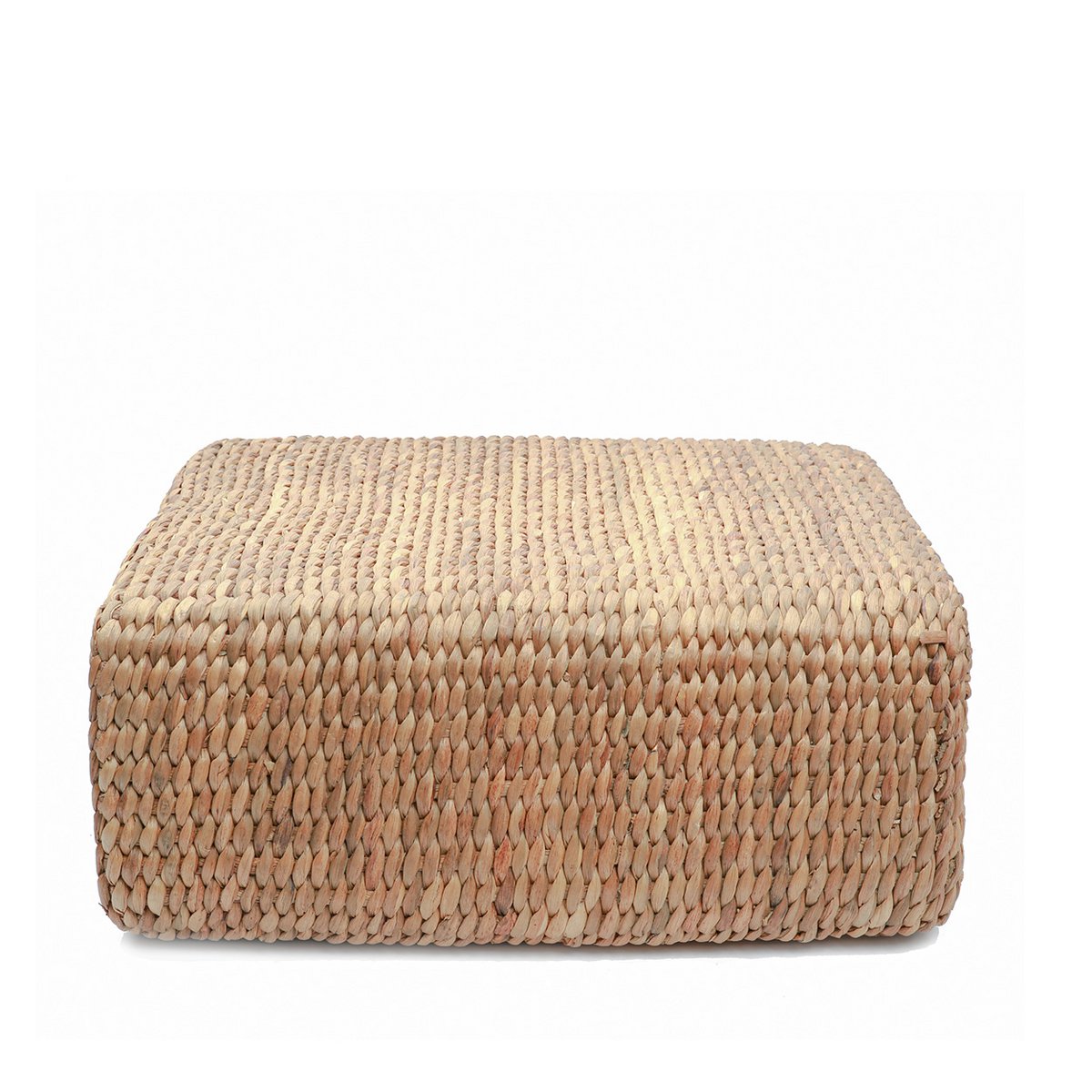 The Hyacinth Pouffe Square - Natural - M - LUXONAS HOME