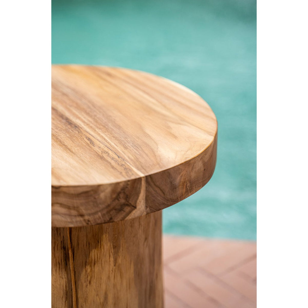 The Inti Side Table - Natural - LUXONAS HOME