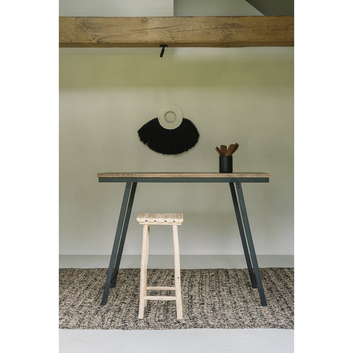 The Island Bar Stool - Natural - LUXONAS HOME