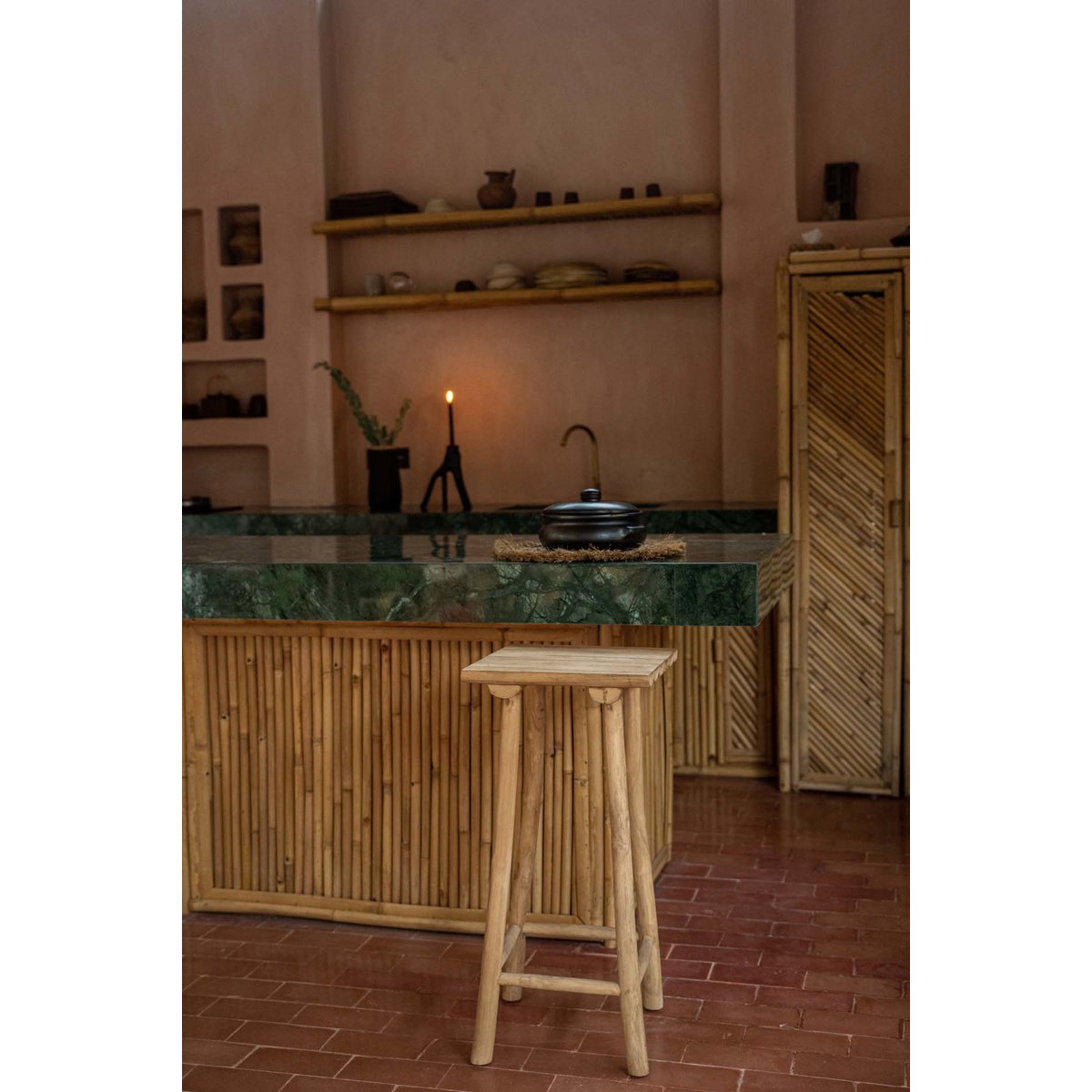 The Island Bar Stool - Natural - LUXONAS HOME
