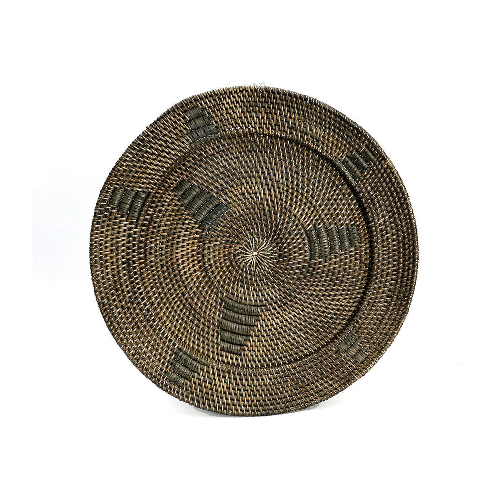 The Jasmine Plate - Brown - L - LUXONAS HOME