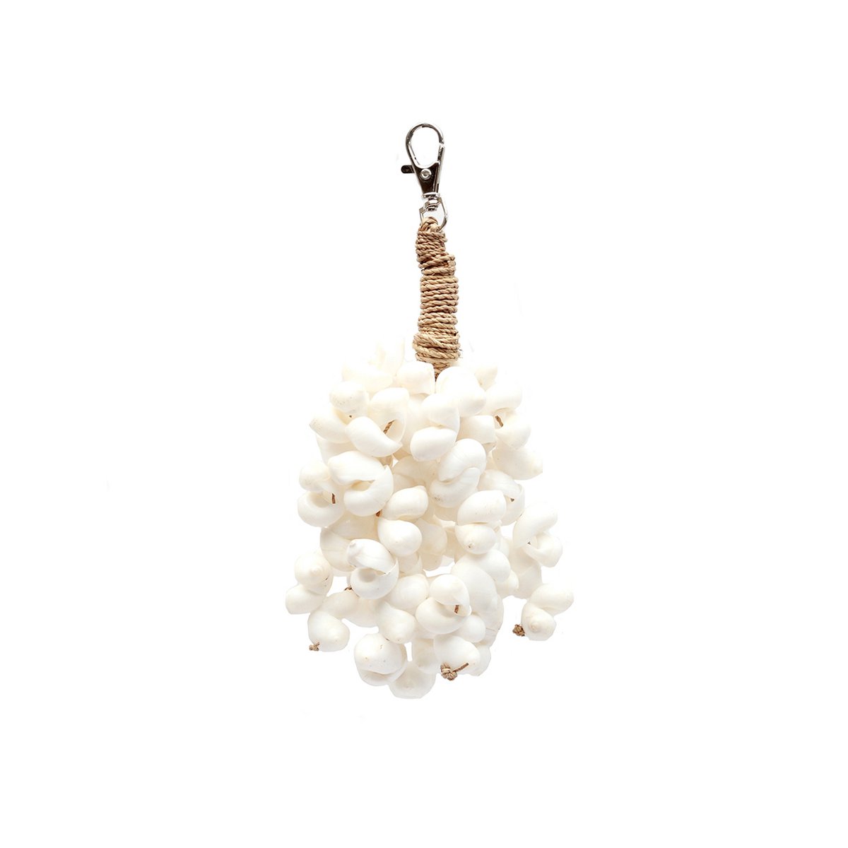 The Kai Shell Keychain - White - LUXONAS HOME
