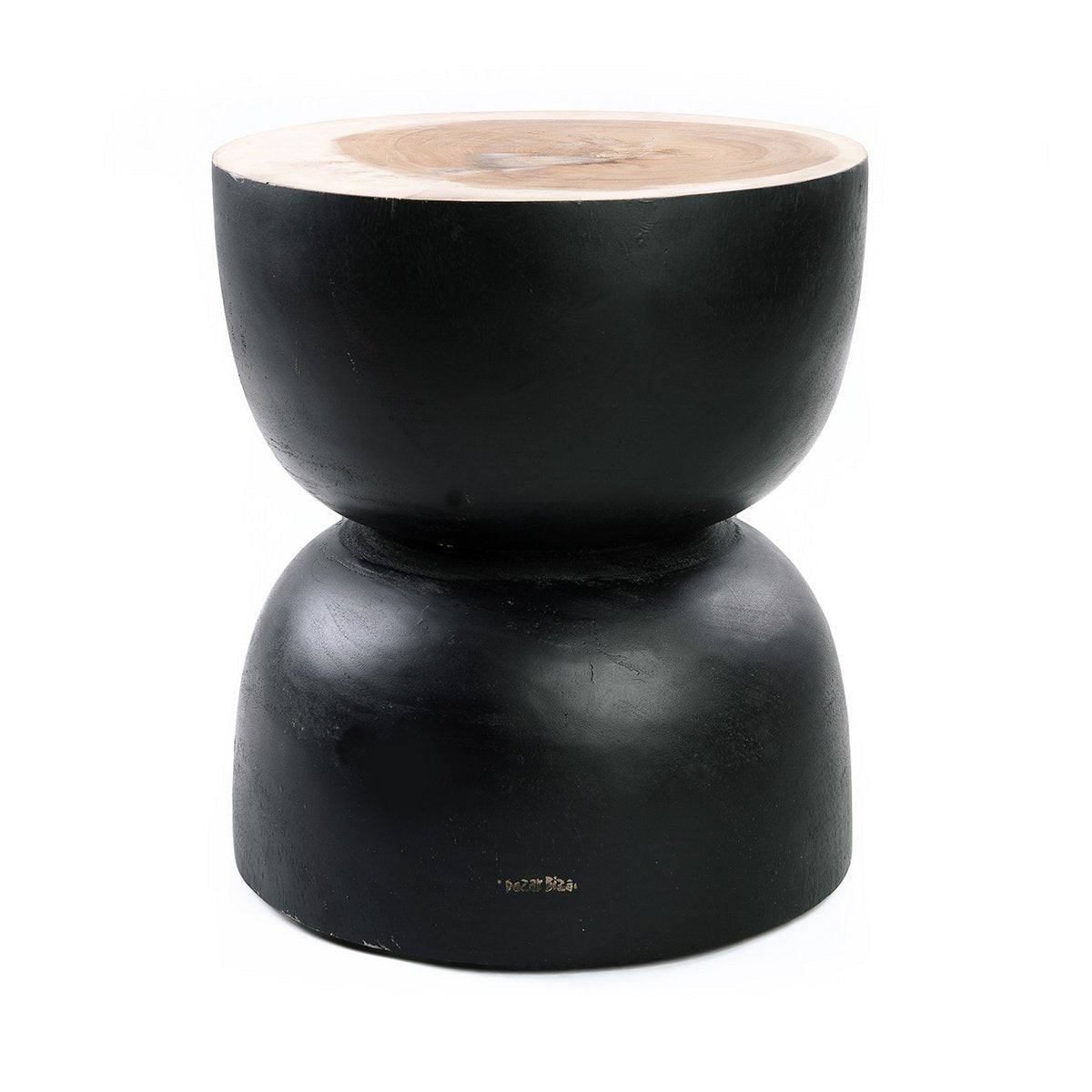 The Karbun Stool - Black Natural - LUXONAS HOME