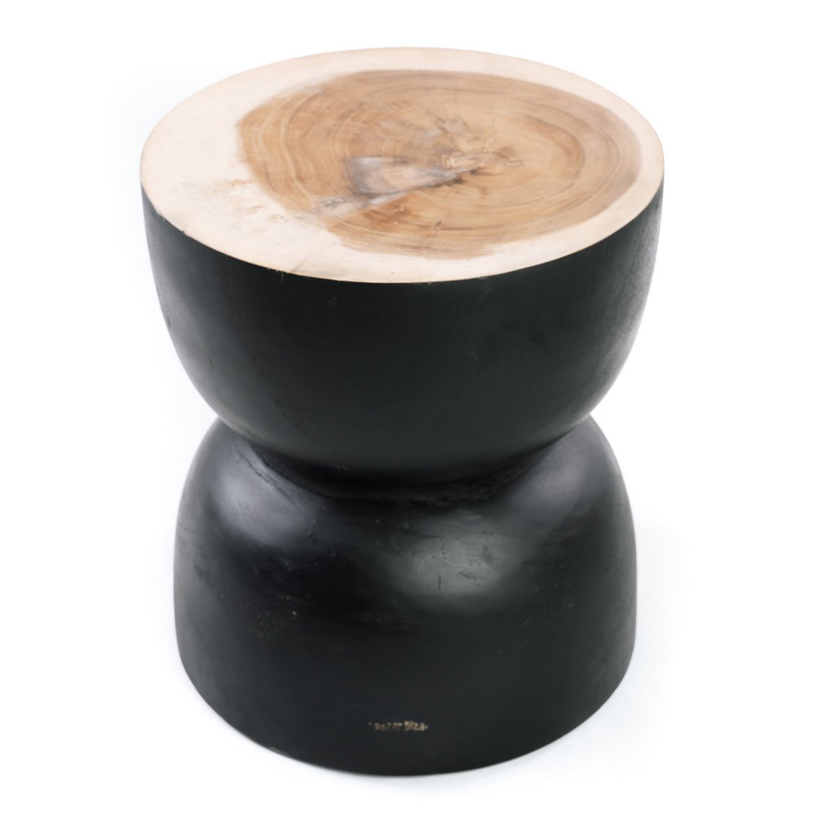 The Karbun Stool - Black Natural - LUXONAS HOME