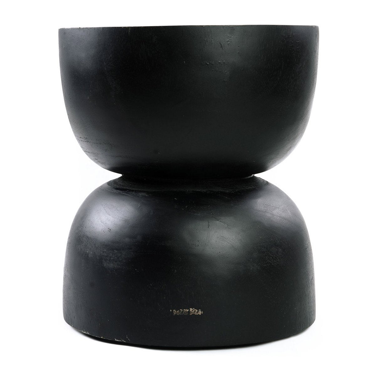 The Karbun Stool - Black Natural - LUXONAS HOME