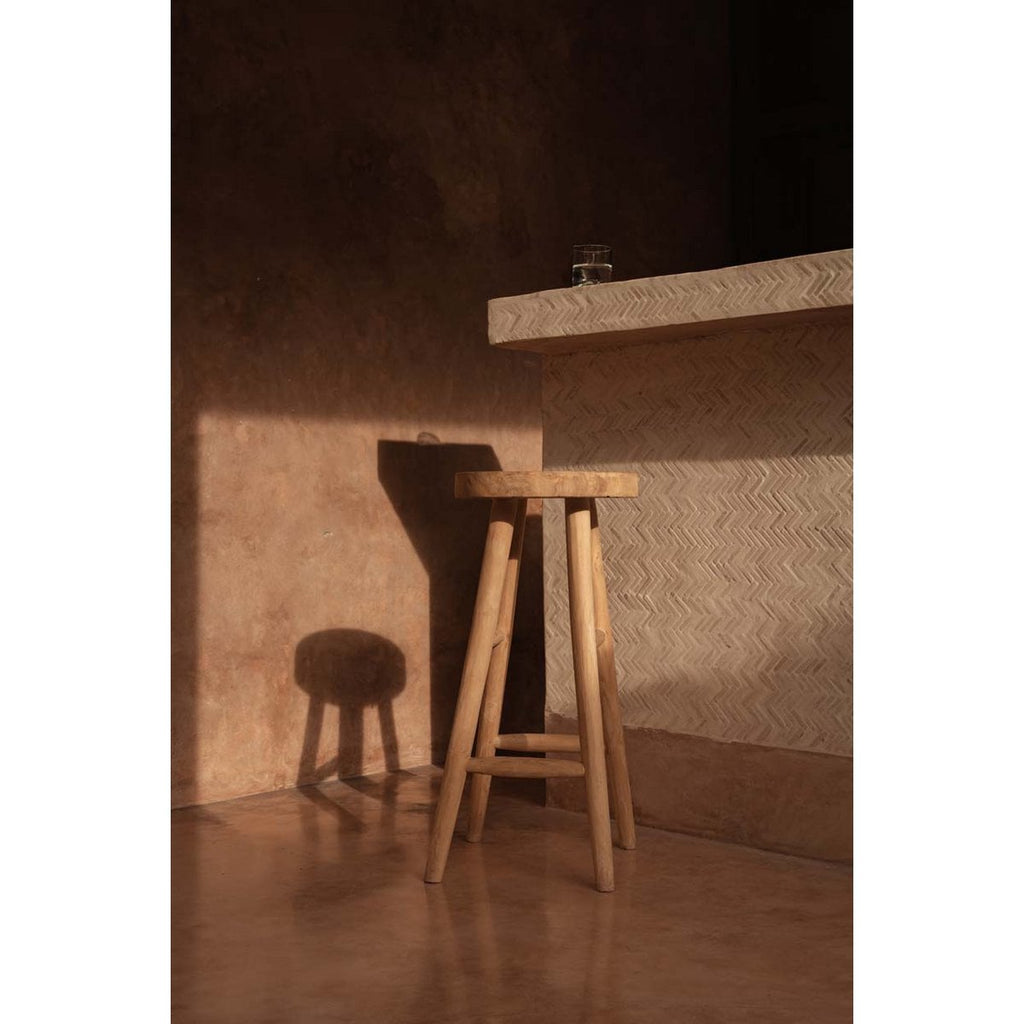 The Kedut Bar Stool - Natural - LUXONAS HOME
