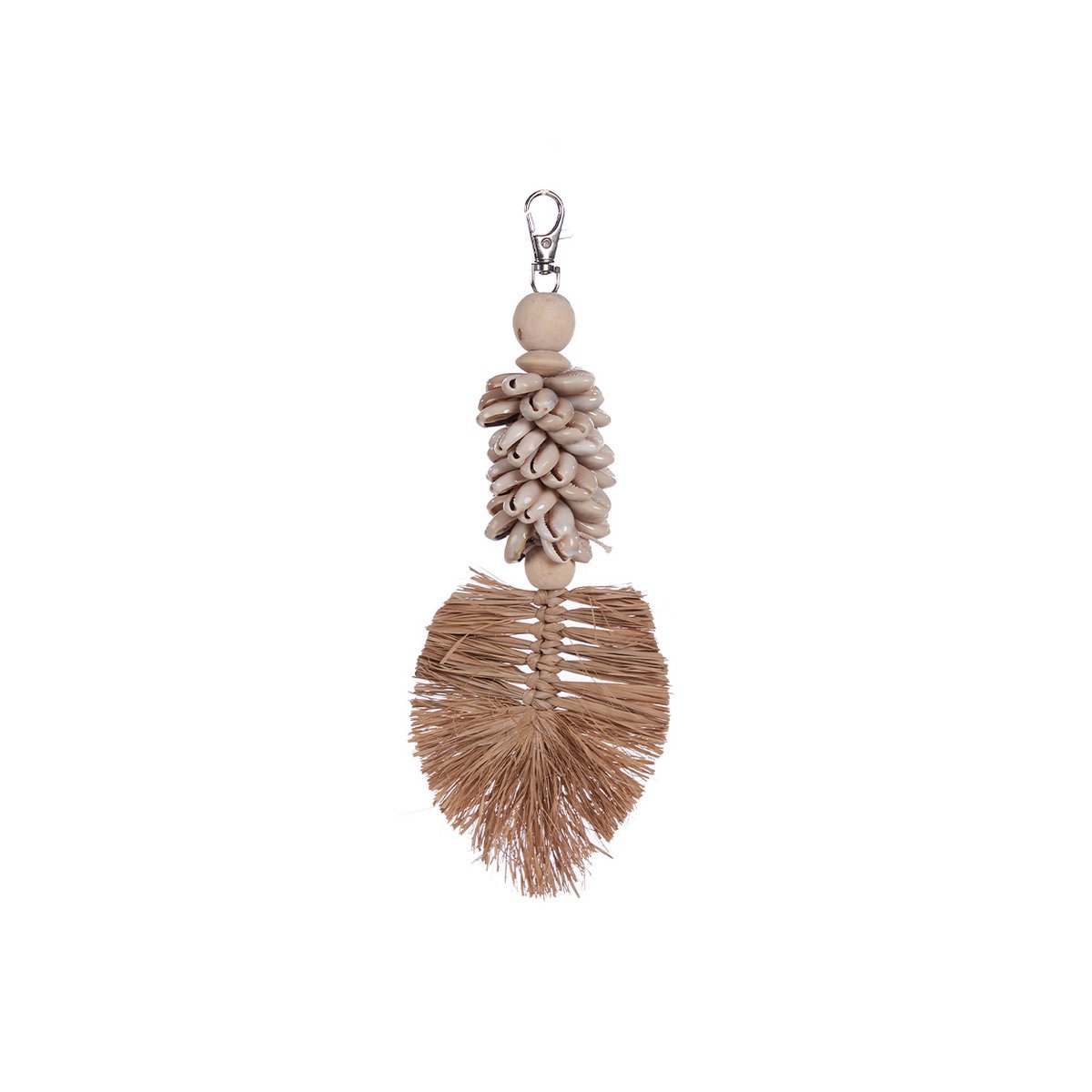 The Komodo Leaf Keychain - Natural - LUXONAS HOME