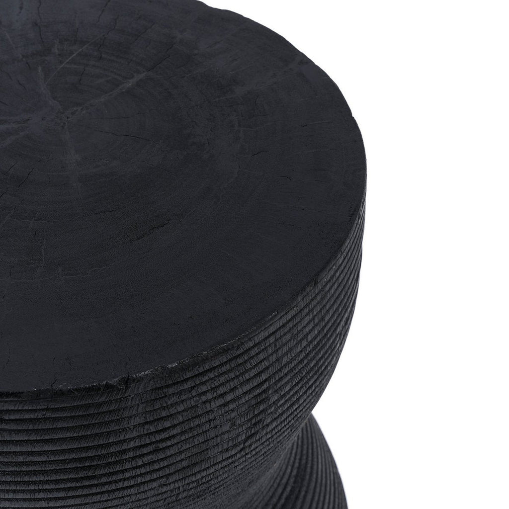 The Kotoran Stool - Black - LUXONAS HOME