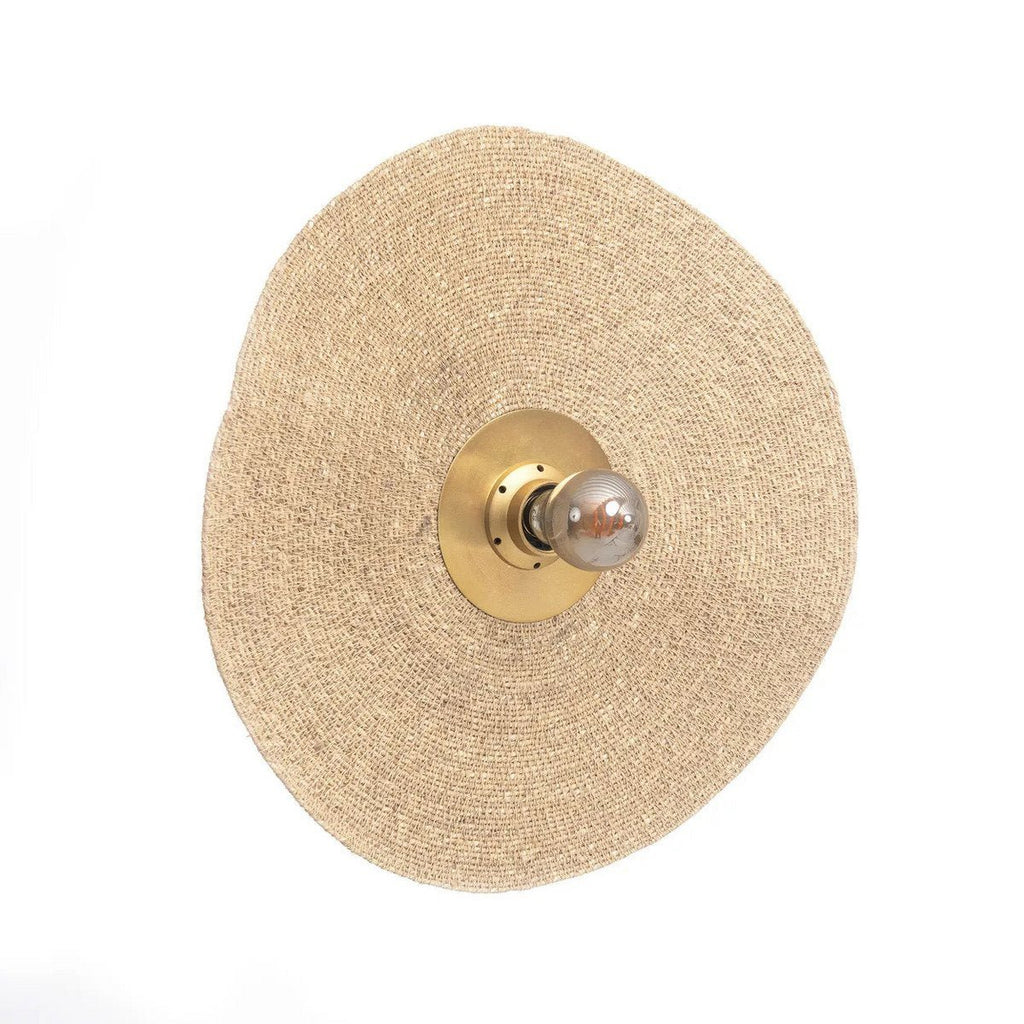 The Let's Groove Wall Lamp - Natural Brass - M - LUXONAS HOME