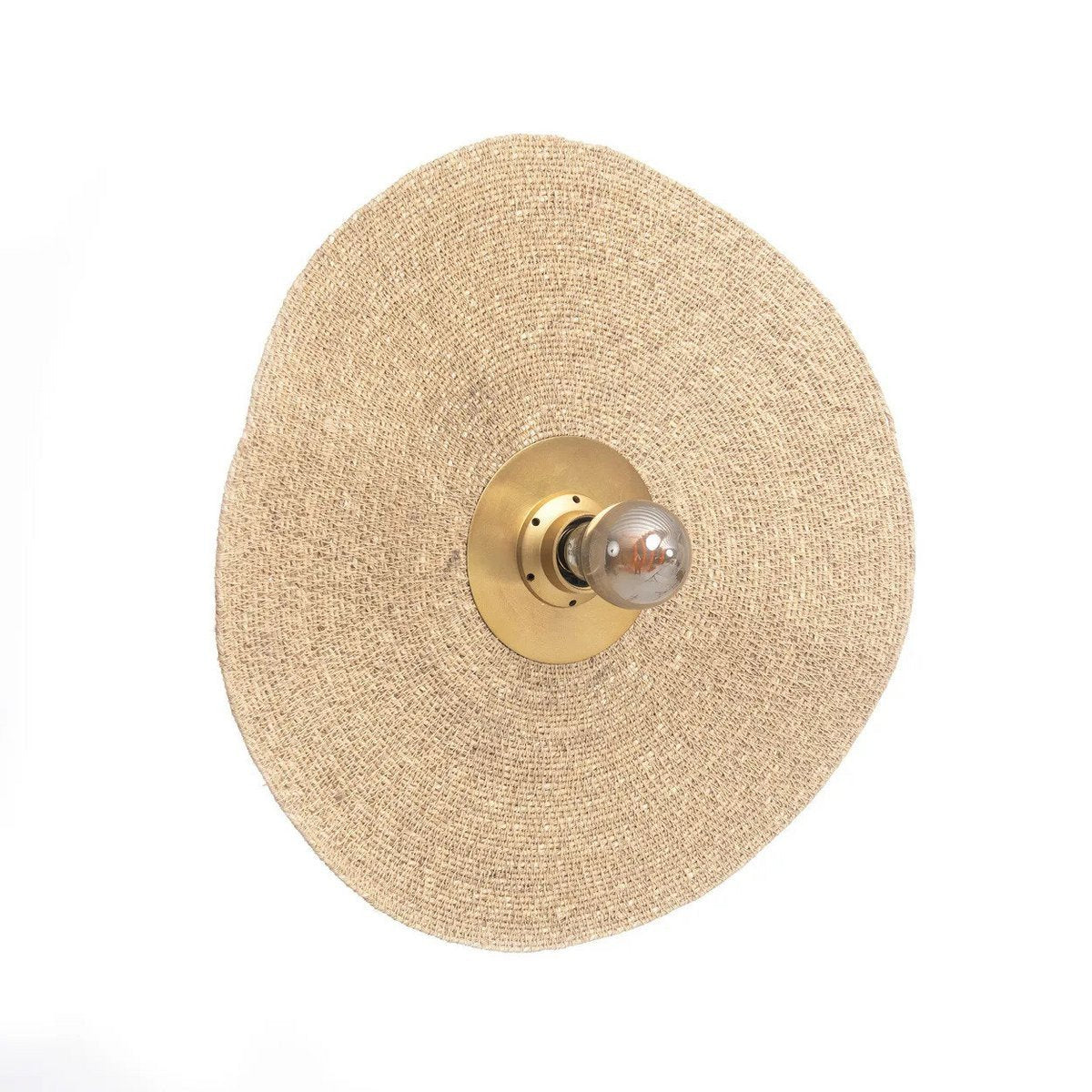 The Let's Groove Wall Lamp - Natural Brass - M - LUXONAS HOME