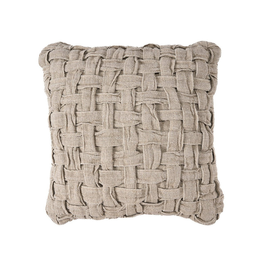 The Linen Crosier Cushion Cover - Natural - LUXONAS HOME