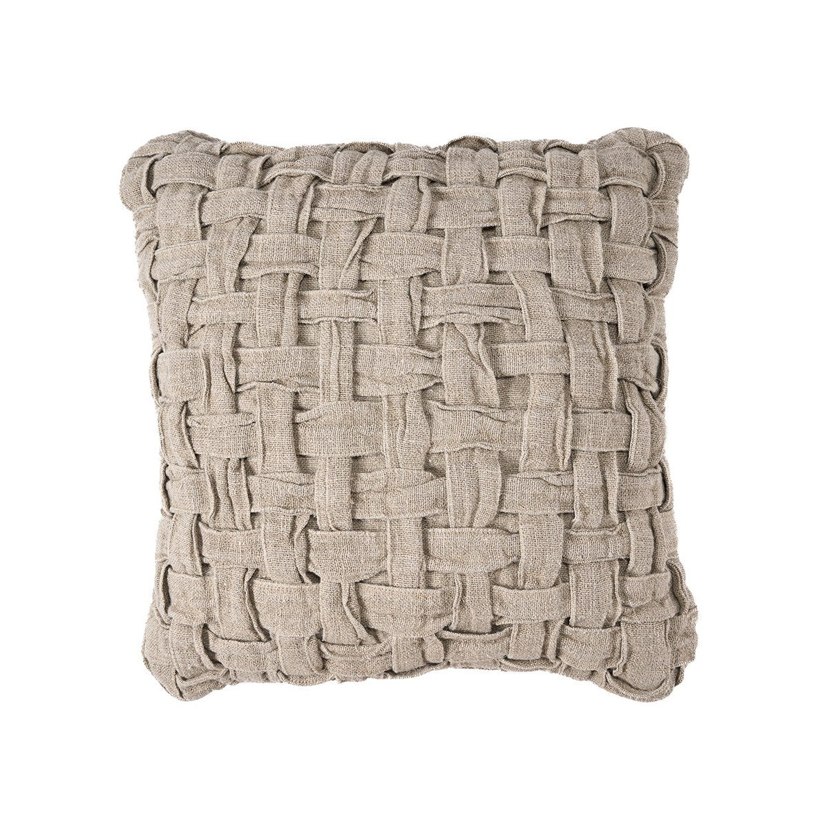 The Linen Crosier Cushion Cover - Natural - LUXONAS HOME