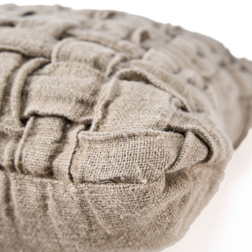 The Linen Crosier Cushion Cover - Natural - LUXONAS HOME