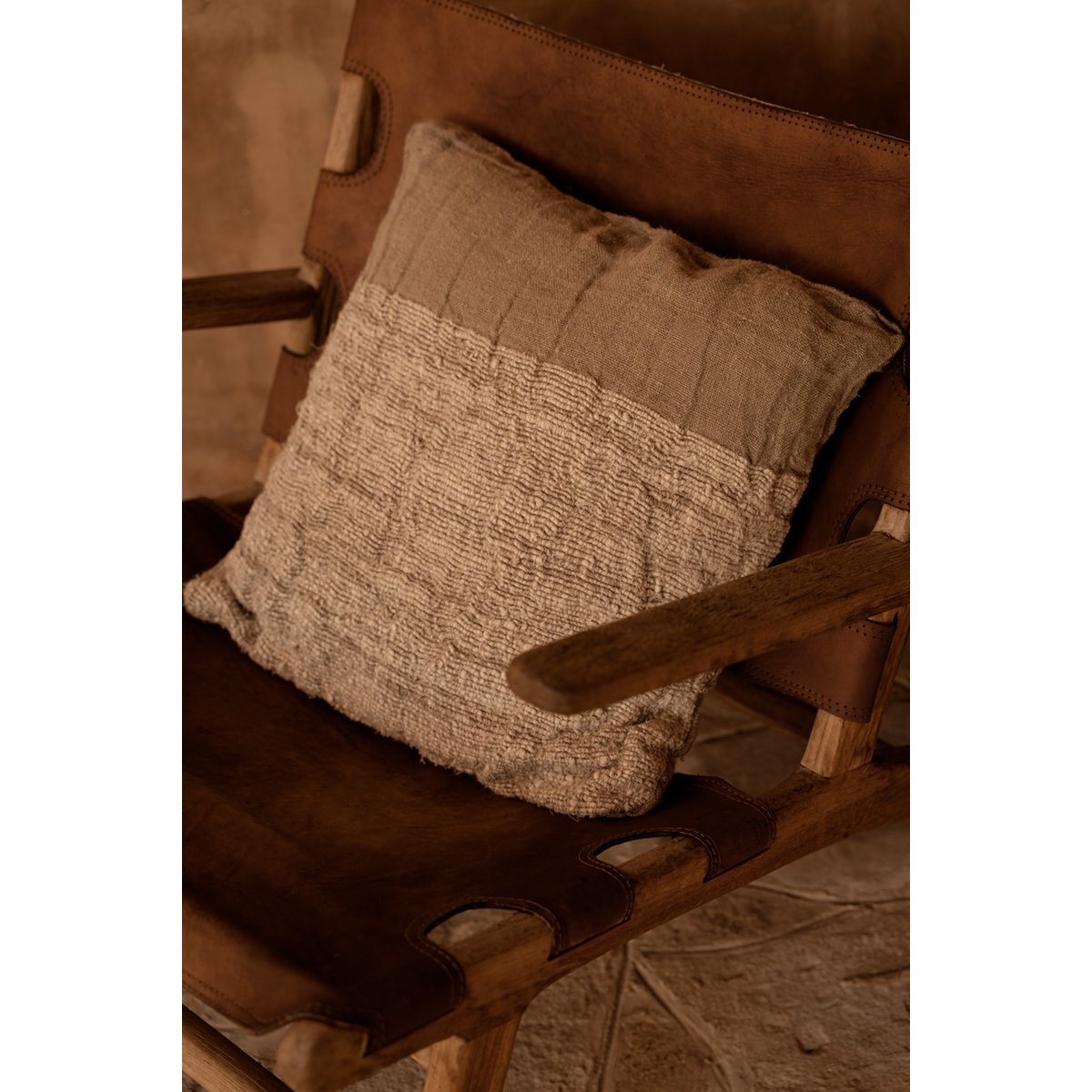 The Linen Edit Cushion Cover - Natural - LUXONAS HOME