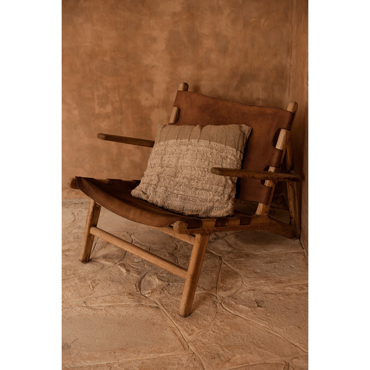 The Linen Edit Cushion Cover - Natural - LUXONAS HOME