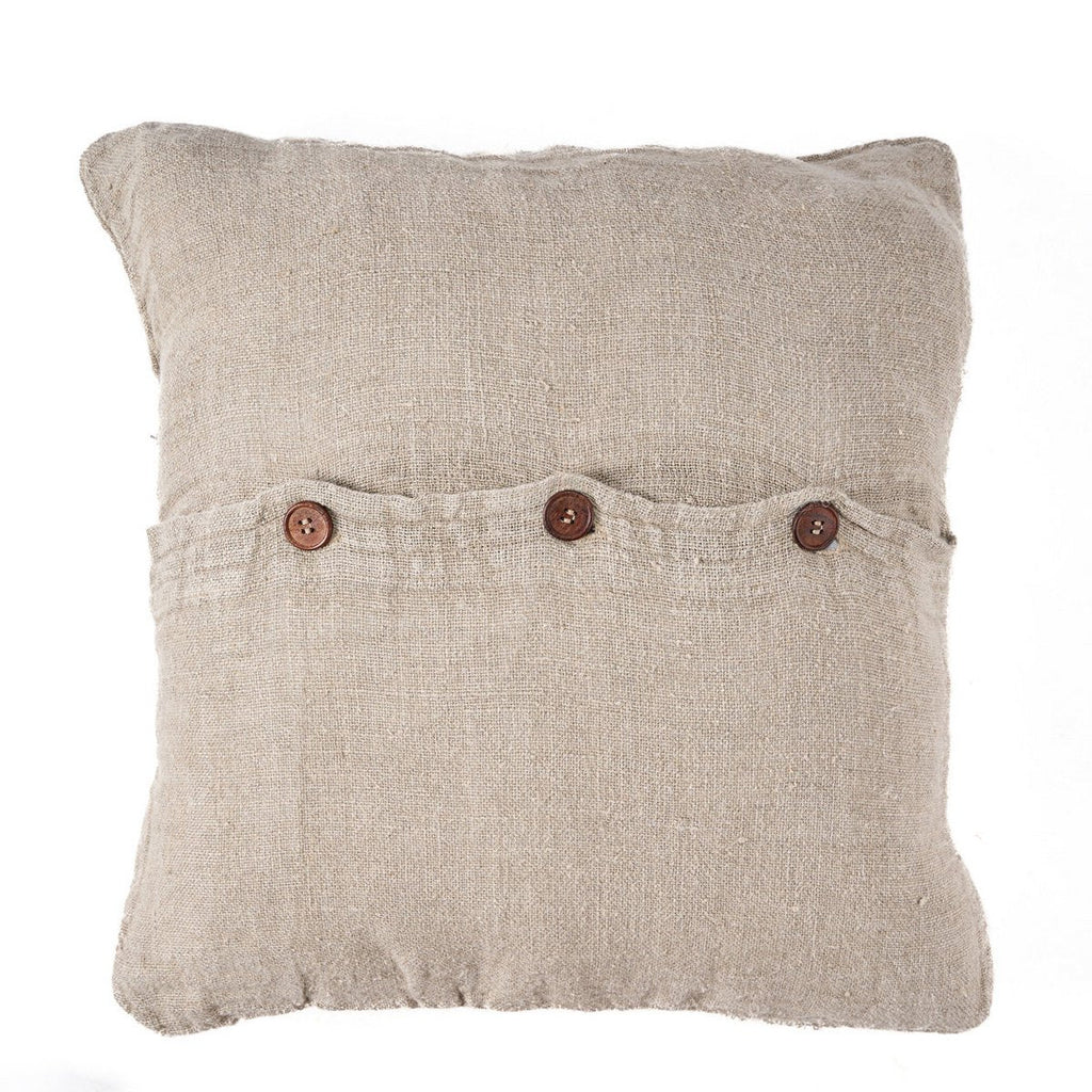 The Linen Edit Cushion Cover - Natural - LUXONAS HOME