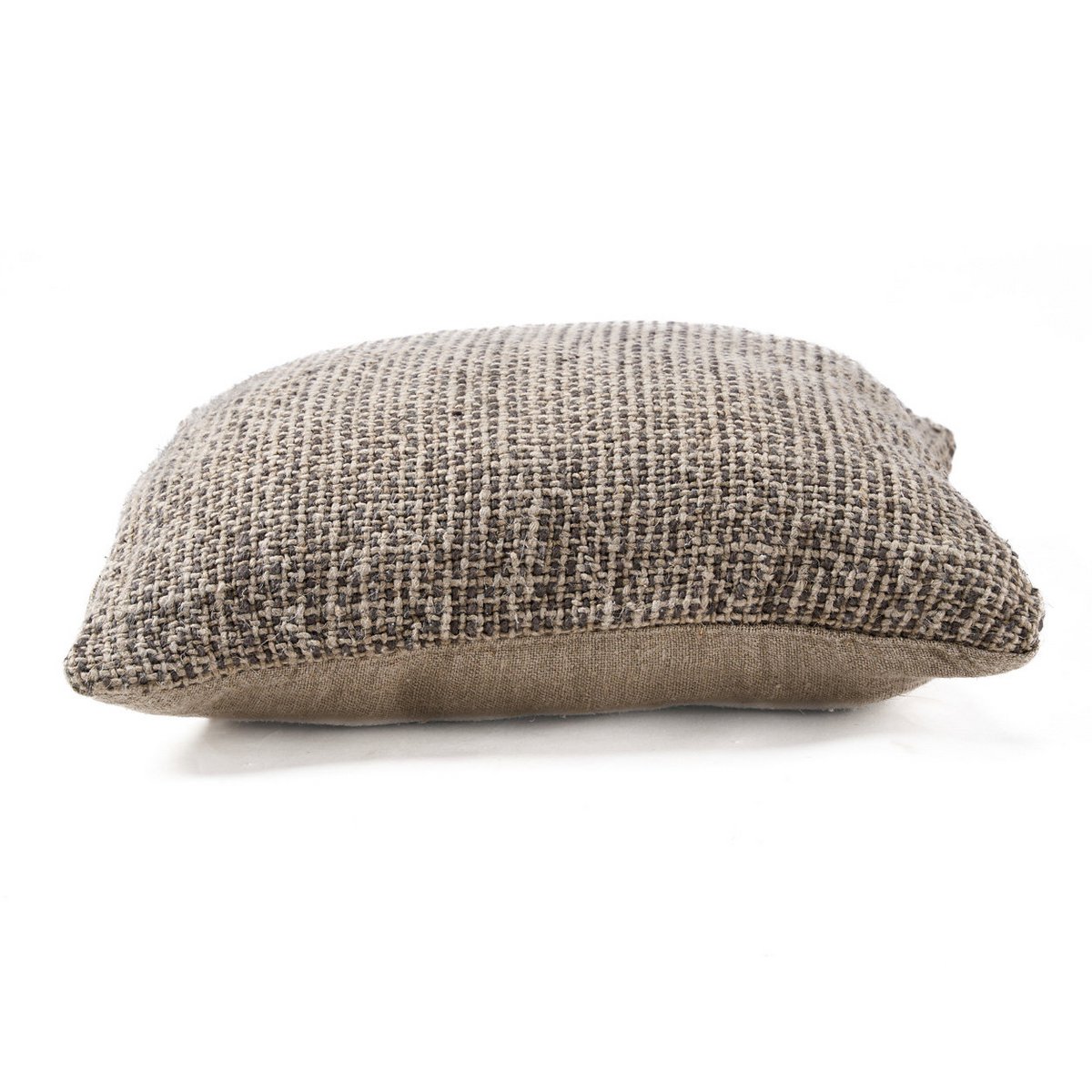 The Linen Grain Cushion Cover - Natural Black - LUXONAS HOME