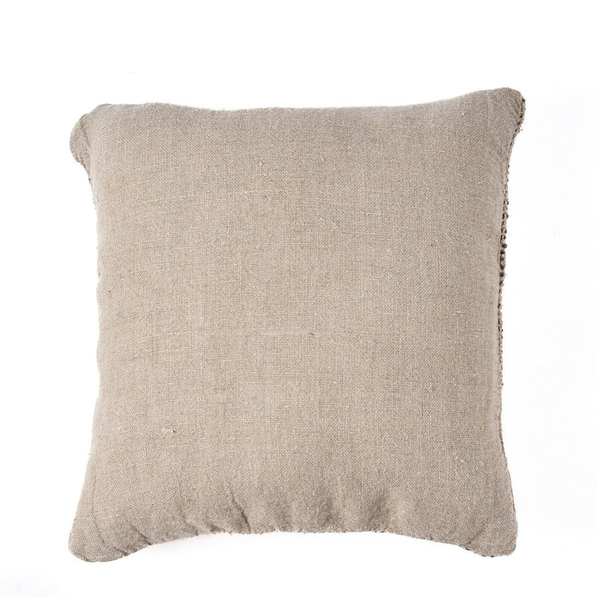 The Linen Grain Cushion Cover - Natural Black - LUXONAS HOME
