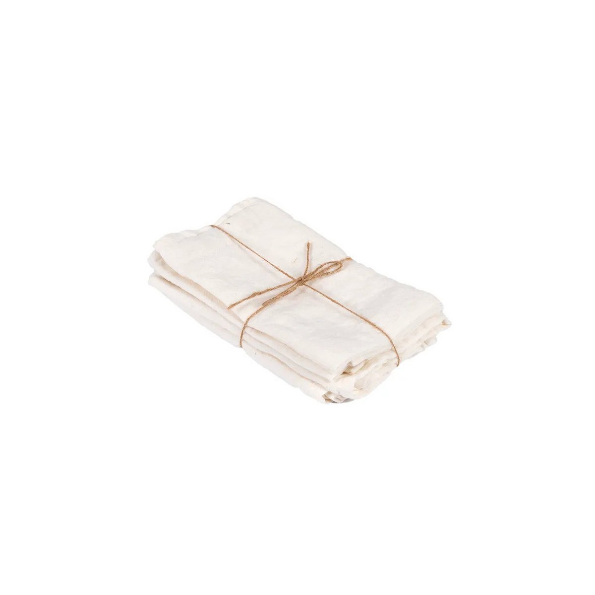 The Linen Napkin - White - Set of 4 - LUXONAS HOME