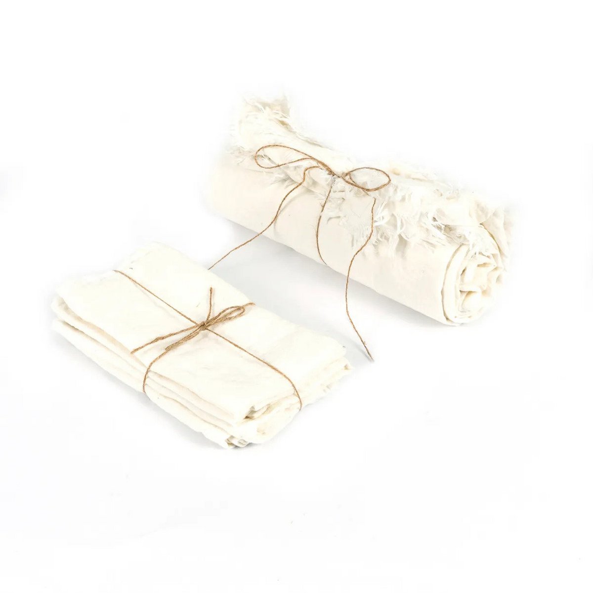 The Linen Napkin - White - Set of 4 - LUXONAS HOME