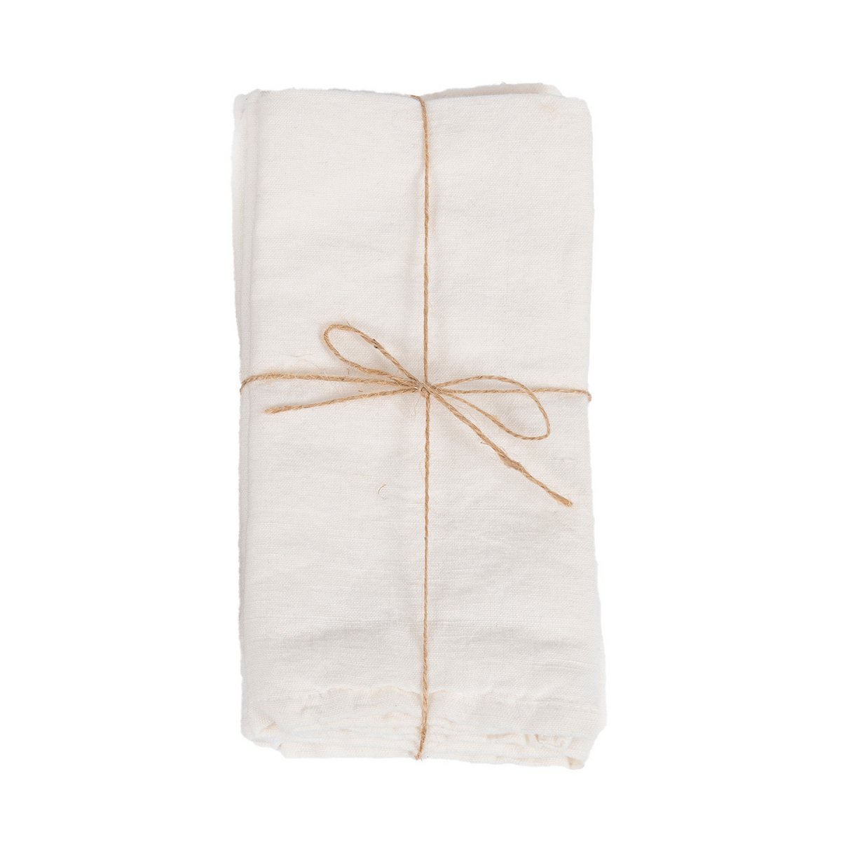 The Linen Napkin - White - Set of 4 - LUXONAS HOME