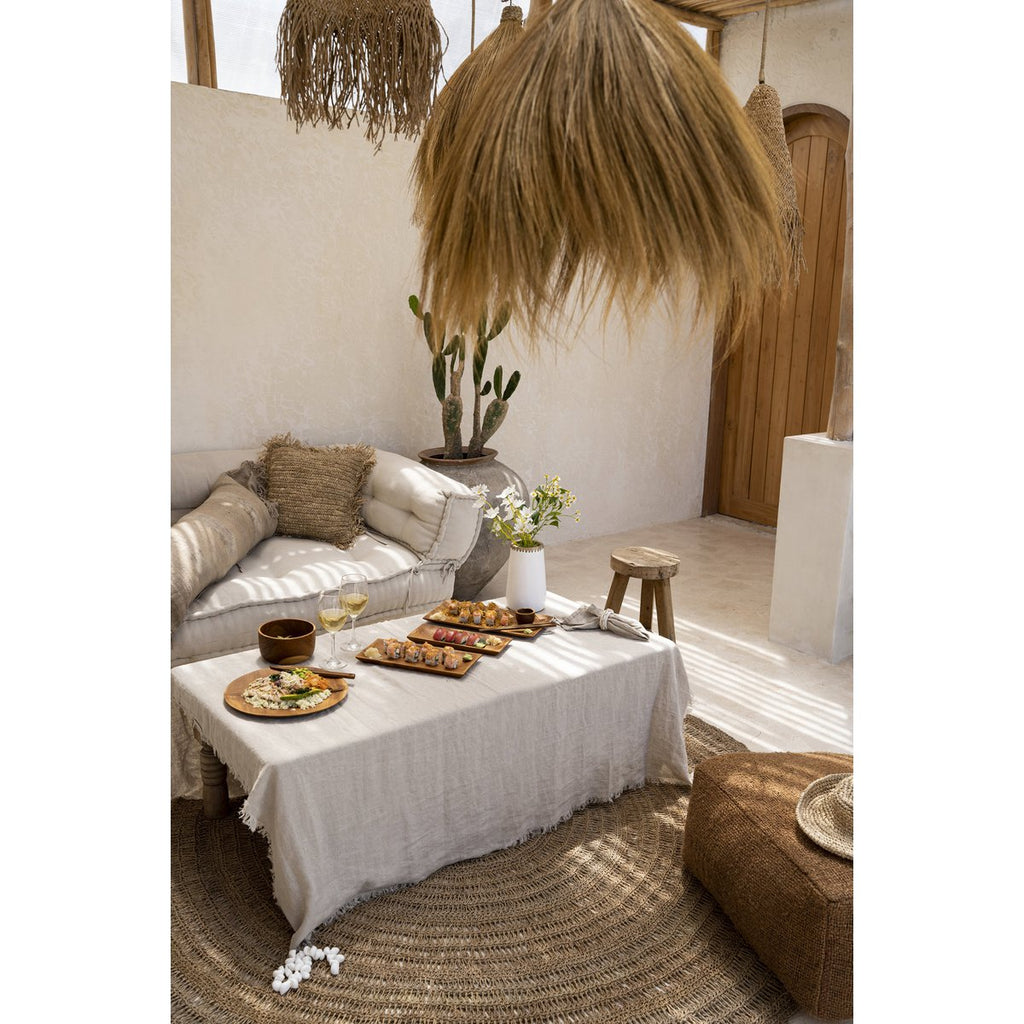 The Linen Tablecloth - Beige - 150x150 - LUXONAS HOME