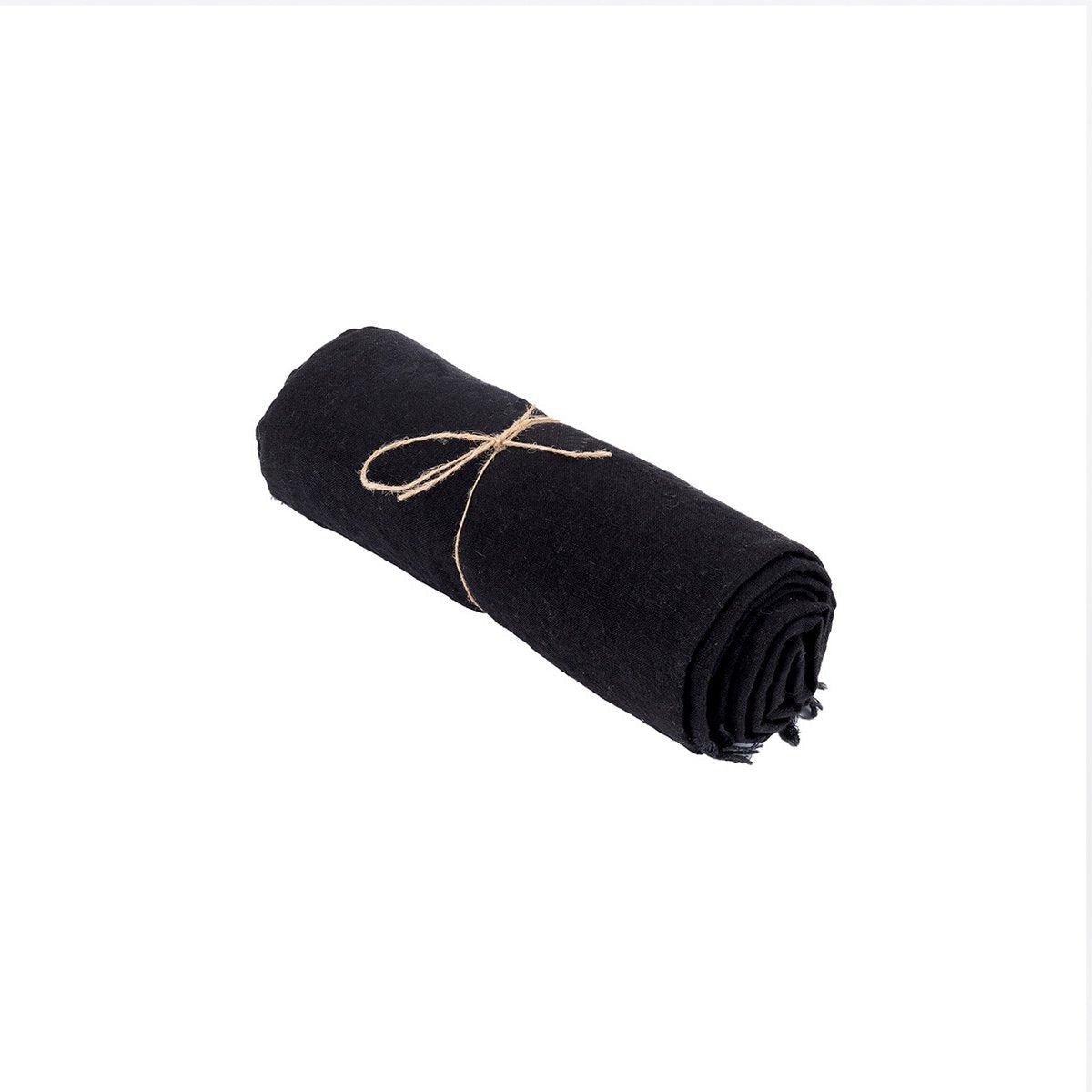 The Linen Tablecloth - Black - 150x200 - LUXONAS HOME