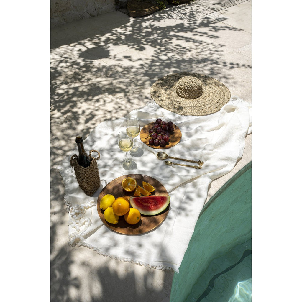 The Linen Tablecloth - White - 150x200 - LUXONAS HOME