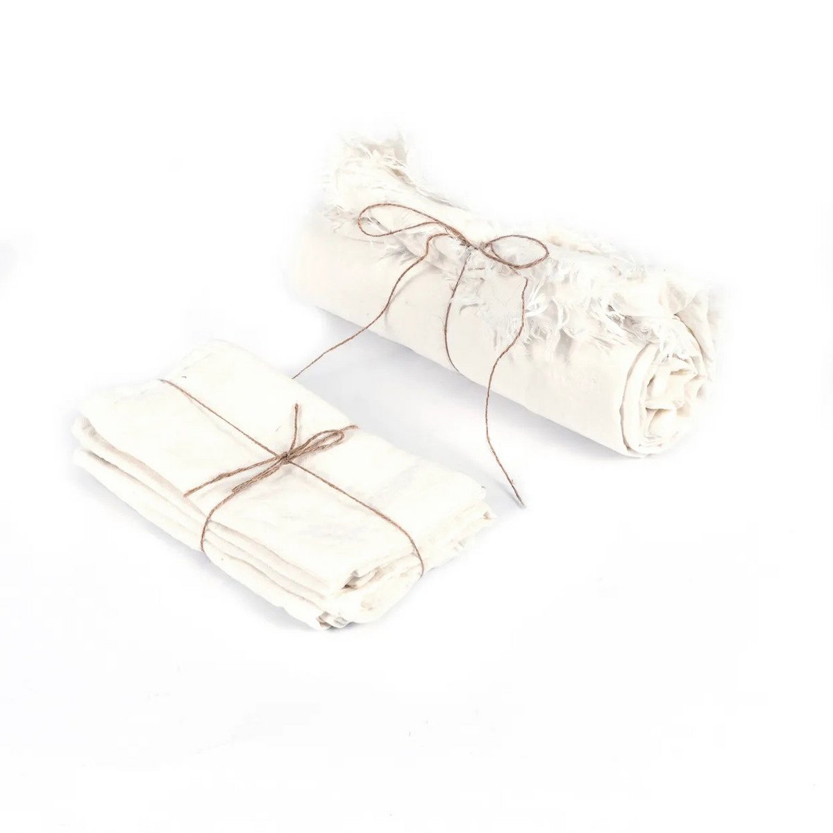 The Linen Tablecloth - White - 180x300 - LUXONAS HOME