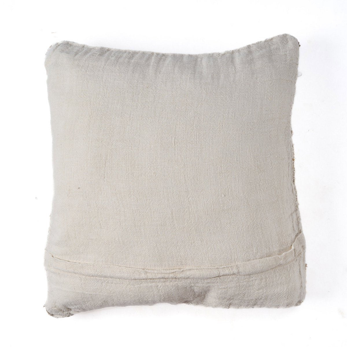 The Linen Threads Cushion Cover - White Natural - LUXONAS HOME