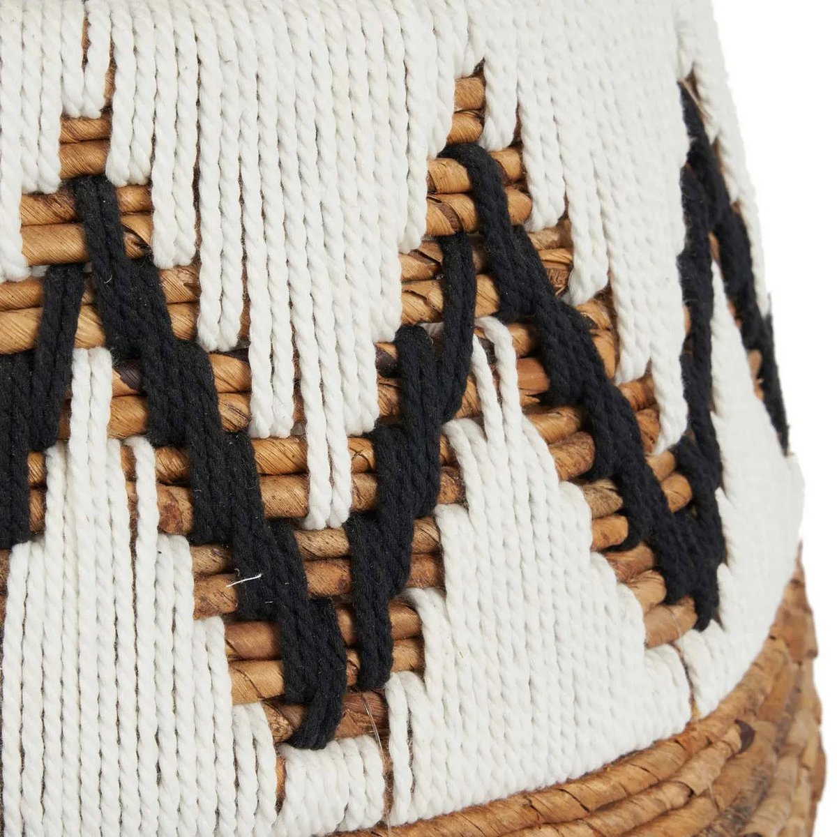 The Little Bay Beach Basket - Natural White - M - LUXONAS HOME