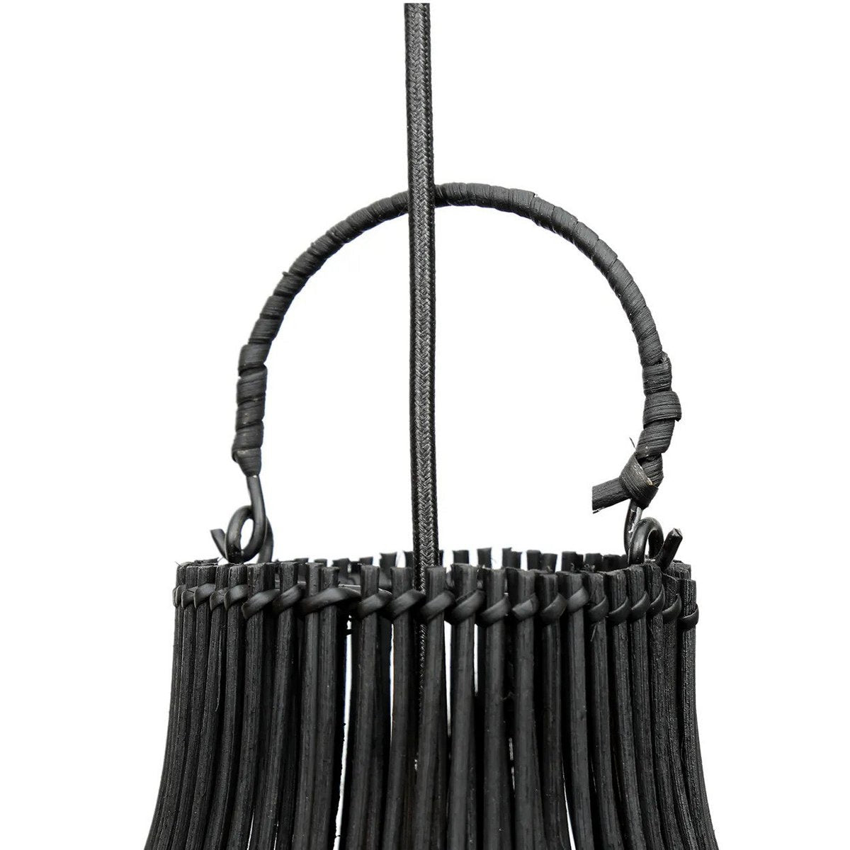 The Lobster Trap Pendant - Black - L - LUXONAS HOME