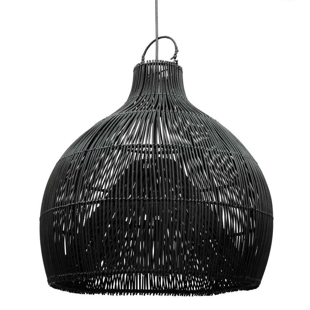 The Lobster Trap Pendant - Black - L - LUXONAS HOME