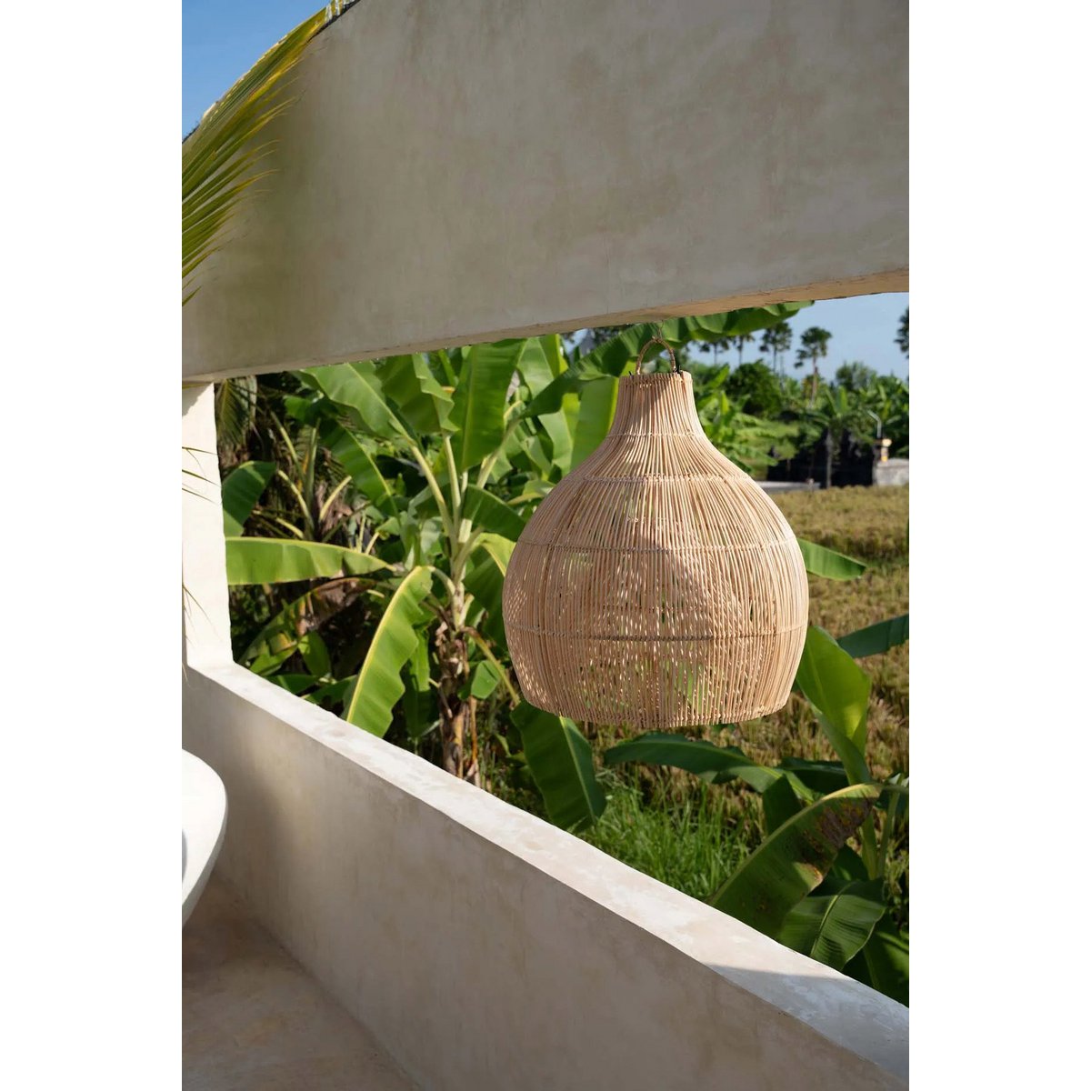 The Lobster Trap Pendant - Natural - L - LUXONAS HOME