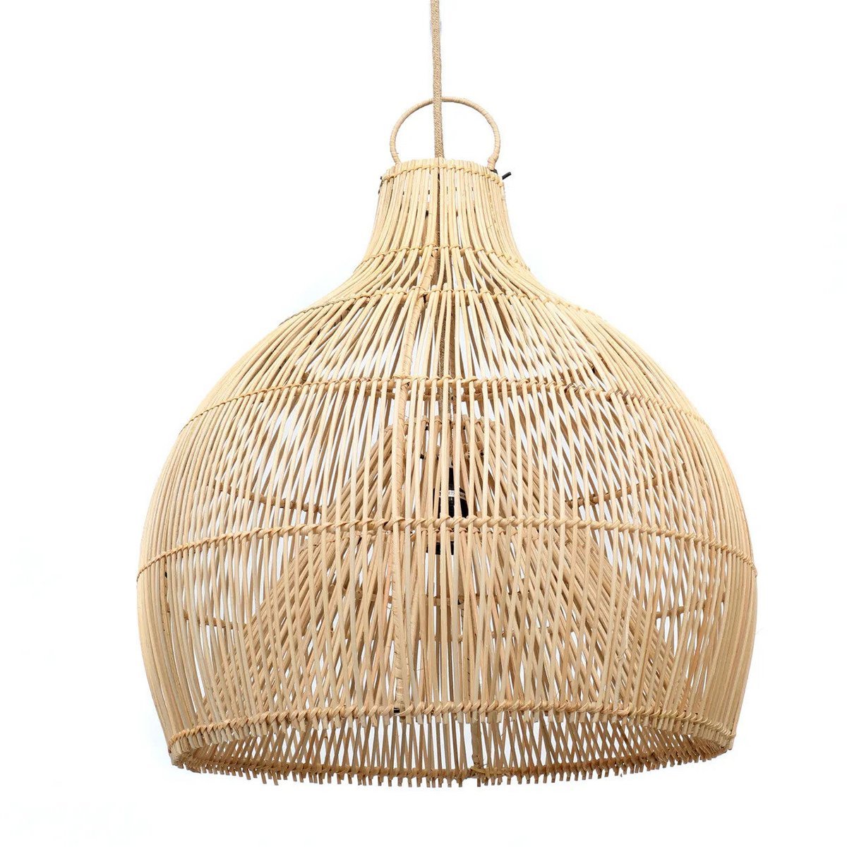 The Lobster Trap Pendant - Natural - L - LUXONAS HOME