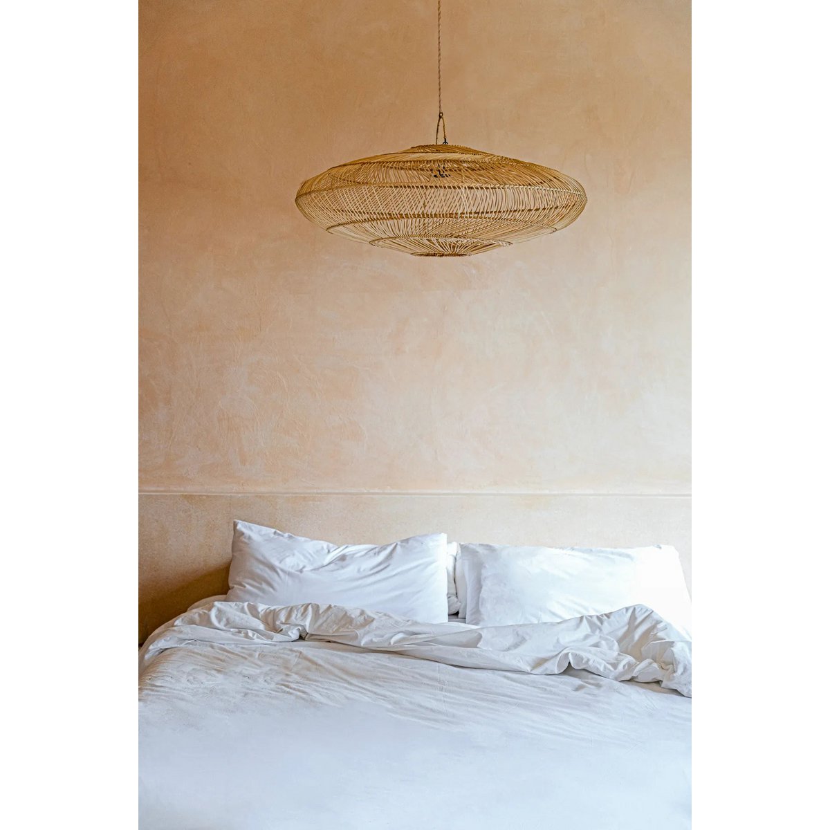 The Macaron Pendant - Natural - L - LUXONAS HOME