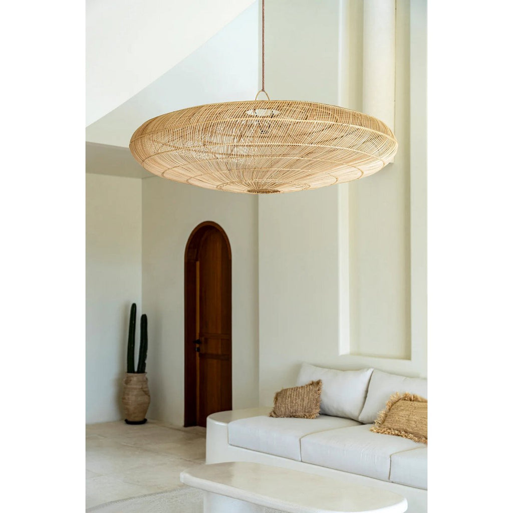 The Macaron Pendant - Natural - XL - LUXONAS HOME