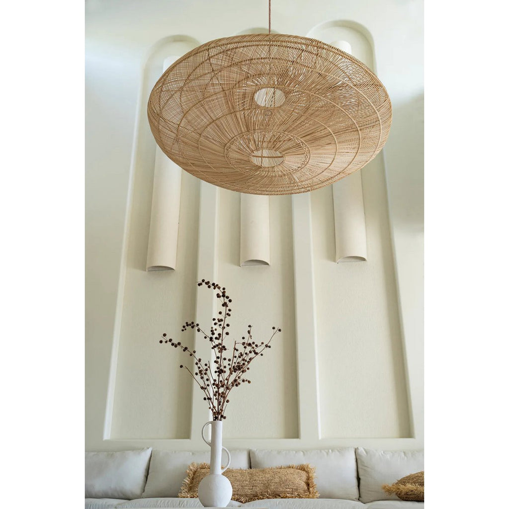 The Macaron Pendant - Natural - XL - LUXONAS HOME