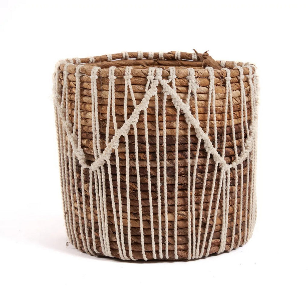 The Macra - mazing Basket - Natural White - L - LUXONAS HOME