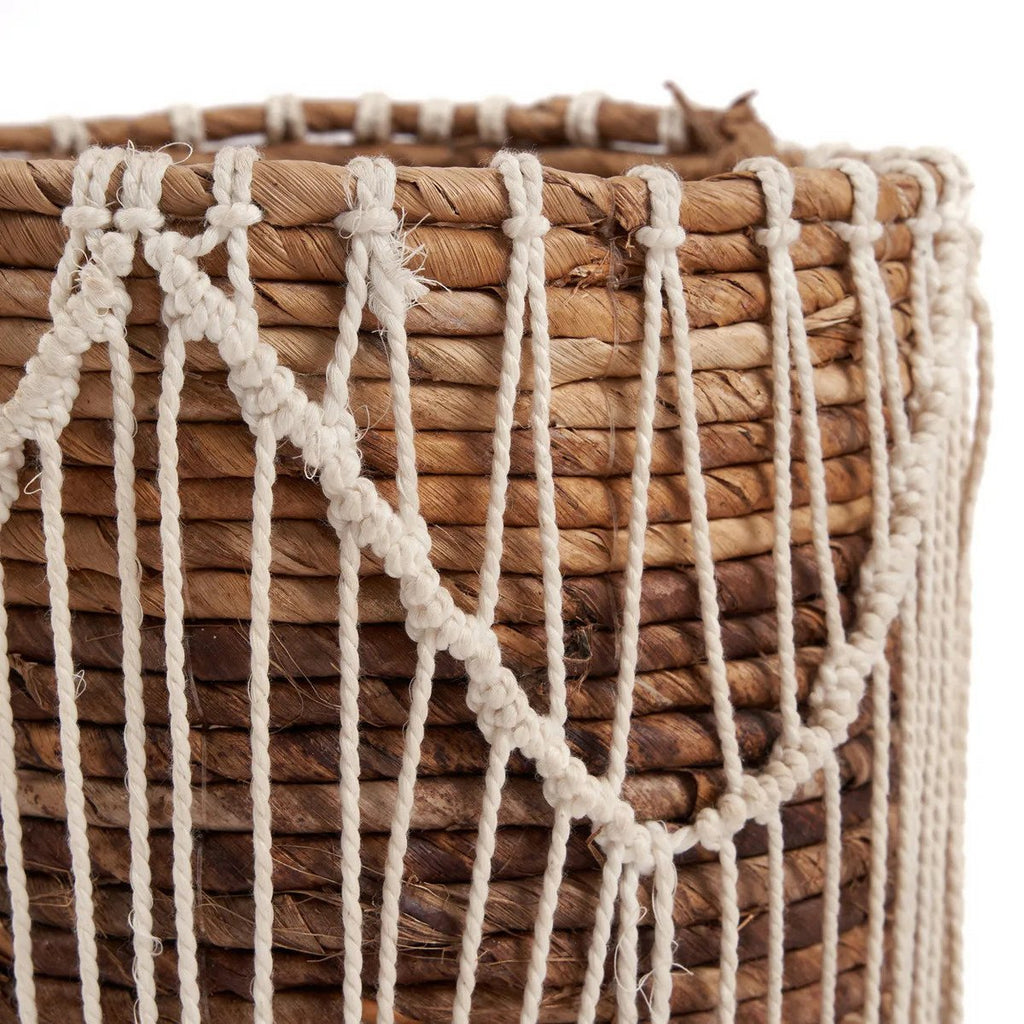 The Macra - mazing Basket - Natural White - L - LUXONAS HOME