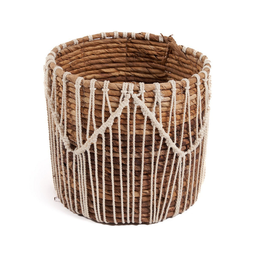 The Macra - mazing Basket - Natural White - L - LUXONAS HOME