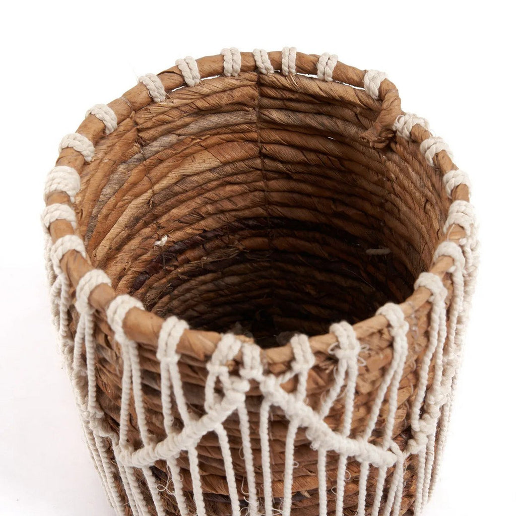 The Macra - mazing Basket - Natural White - S - LUXONAS HOME